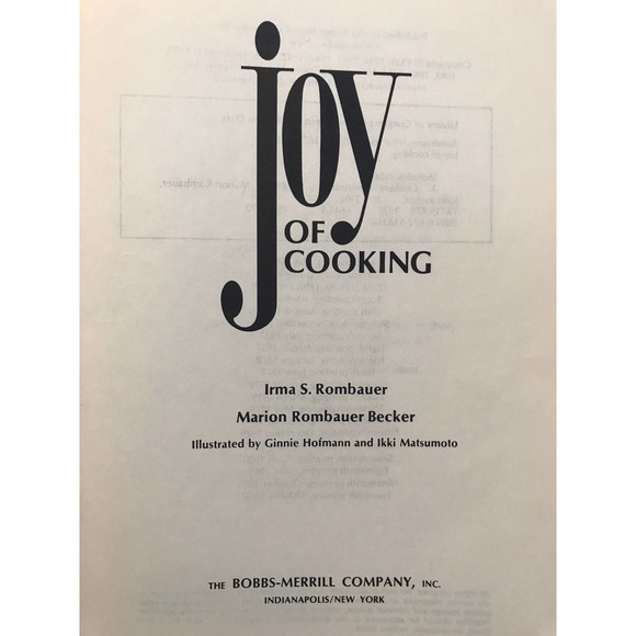 Joy Of Cooking By Irma S. Rombauer & Marion Rombauer Becker 1980 - Picture 2 of 5
